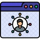 Networking Business Communication Icon