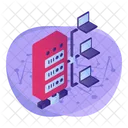 Distributed Server Computer Icon