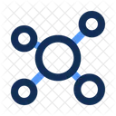 Networking Social Network Circles Icon