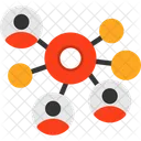 Networking Circle Of People Connections Collaboration Icon