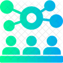 Networking Event Socializing Professional Gathering Icon