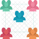Networking Team Connection Icon