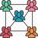 Networking Team Connection Icon