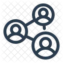 Networking Professional Connections Business Contacts Icon