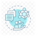 Vernetzung Vernetzungsmoglichkeiten Branchenfuhrer Symbol