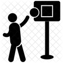 Korbball Basketballnetz Ballspiel Symbol