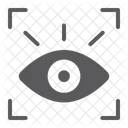 Netzhaut Scanner Erkennung Symbol
