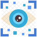 Auge Netzhaut Scan Symbol