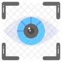 Netzhaut Scan Auge Symbol