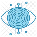 Netzhaut Scanner Cyber Symbol