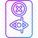 Netzhautscanner Sicherheit Augenscan Symbol