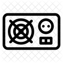 Netzstromversorgungseinheit Netzteil Hardware Symbol