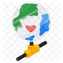 Netzwerk Globus Weltweit Symbol