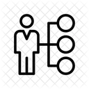 Netzwerk Verbindung Diagramm Symbol