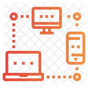 Netzwerk Verbindung Netzwerkverbindung Symbol