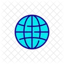 Netzwerk Welt Globus Symbol