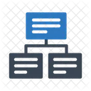 Netzwerk Verbindung Diagramm Icon