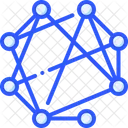 Master Knoten Netzwerk Symbol