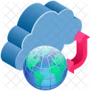 Cloud Computer Netzwerk Icon