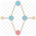 Netzwerk Atom Vernetzung Symbol