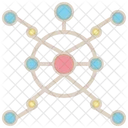 Netzwerk Atom Vernetzung Symbol