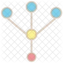 Netzwerk Atom Vernetzung Symbol