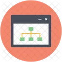 Netzwerk Sitemap Web Icon