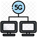 Vernetzung 5 G Internet Symbol