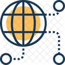 Global Netzwerk Internet Icon