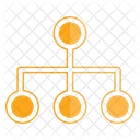 Netzwerk Struktur Drahtgitter Symbol