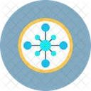 Netzwerk Hub Hub Netzwerk Verbunden Icon