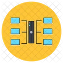 Datenserver Netzwerk Datenserver Rack Server Hosting Icon