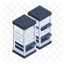 Rechenzentrum Datenhosting Datenserver Symbol