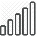 Balkendiagramm Sortierung Netzwerkbalken Symbol