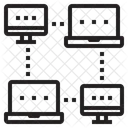 Netzwerk-Workflow  Icon
