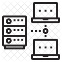 Netzwerk-Workflow  Icon