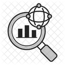 Netzwerkanalyse Datenvisualisierung Analysesymbol Symbol