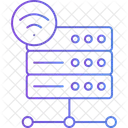 Netzwerkserver Datenserver Datenbank Symbol