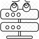 Datenserver Netzwerk SQL Datenbank Icon