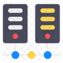 Netzwerkserver Serverhosting Dateninfrastruktur Symbol