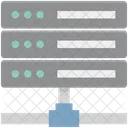 Netzwerkserver Datenbank Serverspeicher Icon