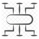 Netzwerkstruktur Netzwerkdiagramm Knotennetzwerk Symbol