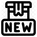 Neu Frisch Debut Symbol