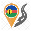 Neukaledonien Flagge Icon