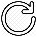 Neuladen Aktualisieren Aktualisieren Schleife Synchronisieren Richtungspfeil Symbol