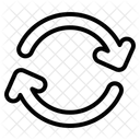 Neuladen Aktualisieren Schleife Aktualisieren Synchronisieren Richtungspfeil Symbol