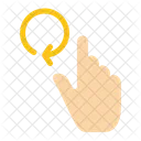 Finger nachladen  Symbol