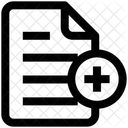 Blatt Liste Hinzufugen Symbol