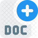 Neue Doc Datei Doc Datei Doc Datei Hinzufugen Symbol
