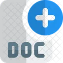 Neue Doc Datei Doc Datei Doc Datei Hinzufugen Icon